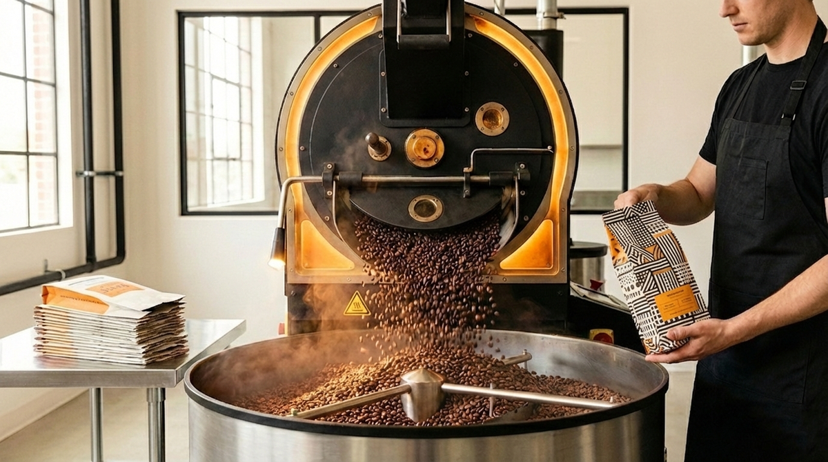 How it works 3 - Your coffee is roasted fresh and posted